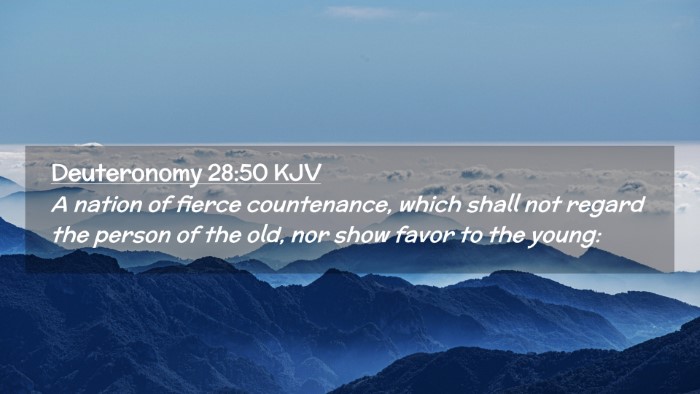 Picture 02 - Deuteronomy 28:50 KJV Desktop Wallpaper - A nation of fierce countenance, which shall not - Desktop Bible Verse Wallpaper
