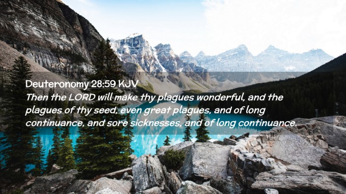 Picture 02 - Deuteronomy 28:59 KJV Desktop Wallpaper - Then the LORD will make thy plagues wonderful, - Desktop Bible Verse Wallpaper