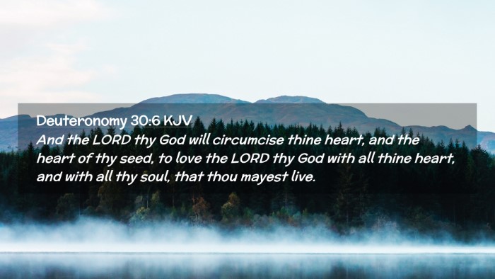 Picture 02 - Deuteronomy 30:6 KJV Desktop Wallpaper - And the LORD thy God will circumcise thine heart, - Desktop Bible Verse Wallpaper