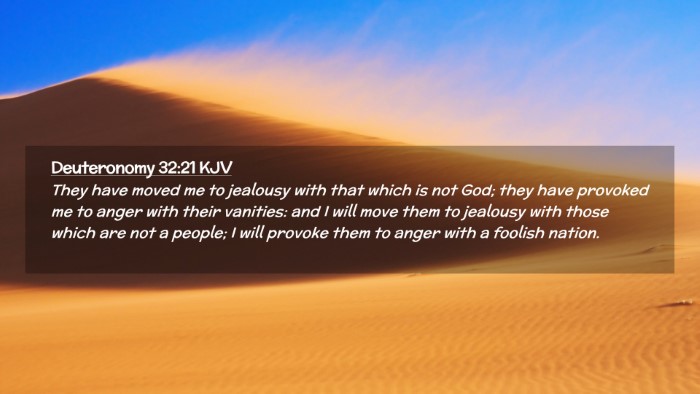 Picture 02 - Deuteronomy 32:21 KJV Desktop Wallpaper - They have moved me to jealousy with that which is - Desktop Bible Verse Wallpaper