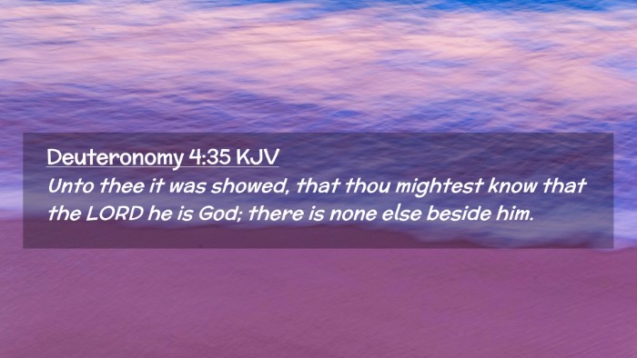 Picture 02 - Deuteronomy 4:35 KJV Desktop Wallpaper - Unto thee it was showed, that thou mightest know - Desktop Bible Verse Wallpaper