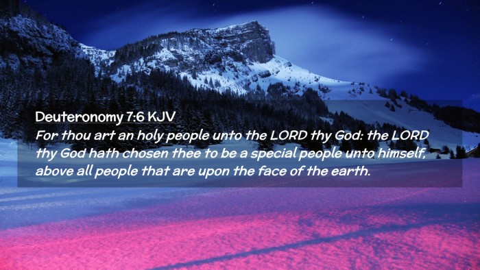 Picture 02 - Deuteronomy 7:6 KJV Desktop Wallpaper - For thou art an holy people unto the LORD thy - Desktop Bible Verse Wallpaper