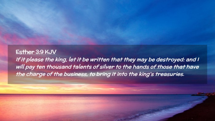 Picture 02 - Esther 3:9 KJV Desktop Wallpaper - If it please the king, let it be written that - Desktop Bible Verse Wallpaper