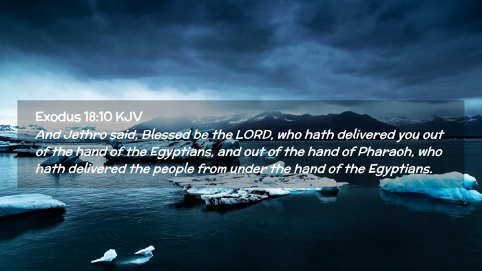 Picture 02 - Exodus 18:10 KJV Desktop Wallpaper - And Jethro said, Blessed be the LORD, who hath - Desktop Bible Verse Wallpaper