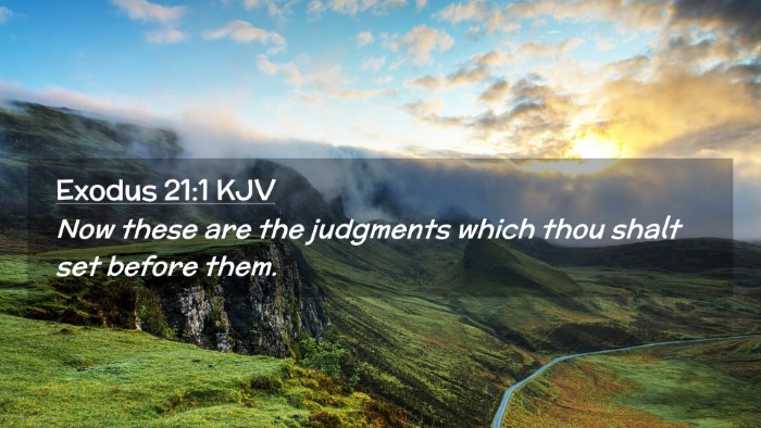 Picture 02 - Exodus 21:1 KJV Desktop Wallpaper - Now these are the judgments which thou shalt set - Desktop Bible Verse Wallpaper