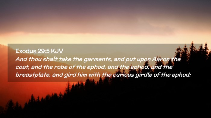 Picture 02 - Exodus 29:5 KJV Desktop Wallpaper - And thou shalt take the garments, and put upon - Desktop Bible Verse Wallpaper