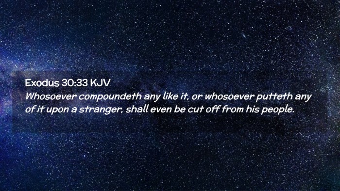 Picture 02 - Exodus 30:33 KJV Desktop Wallpaper - Whosoever compoundeth any like it, or whosoever - Desktop Bible Verse Wallpaper