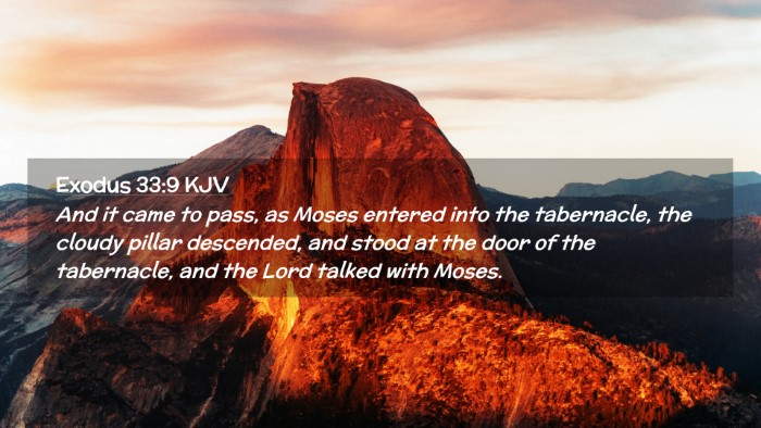 Picture 02 - Exodus 33:9 KJV Desktop Wallpaper - And it came to pass, as Moses entered into the - Desktop Bible Verse Wallpaper