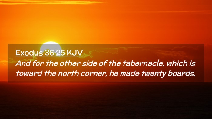 Picture 02 - Exodus 36:25 KJV Desktop Wallpaper - And for the other side of the tabernacle, which - Desktop Bible Verse Wallpaper