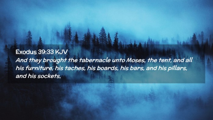 Picture 02 - Exodus 39:33 KJV Desktop Wallpaper - And they brought the tabernacle unto Moses, the - Desktop Bible Verse Wallpaper
