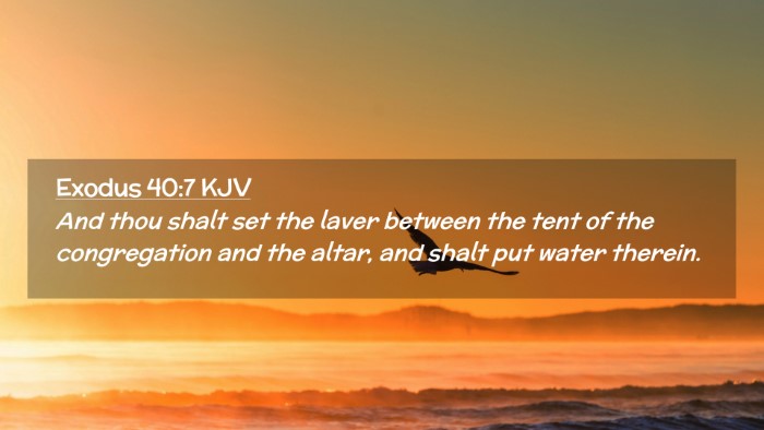 Picture 02 - Exodus 40:7 KJV Desktop Wallpaper - And thou shalt set the laver between the tent of - Desktop Bible Verse Wallpaper