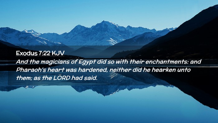 Picture 02 - Exodus 7:22 KJV Desktop Wallpaper - And the magicians of Egypt did so with their - Desktop Bible Verse Wallpaper
