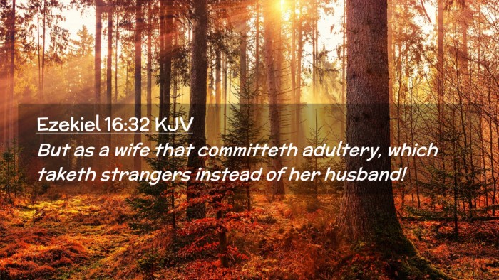 Picture 02 - Ezekiel 16:32 KJV Desktop Wallpaper - But as a wife that committeth adultery, which - Desktop Bible Verse Wallpaper