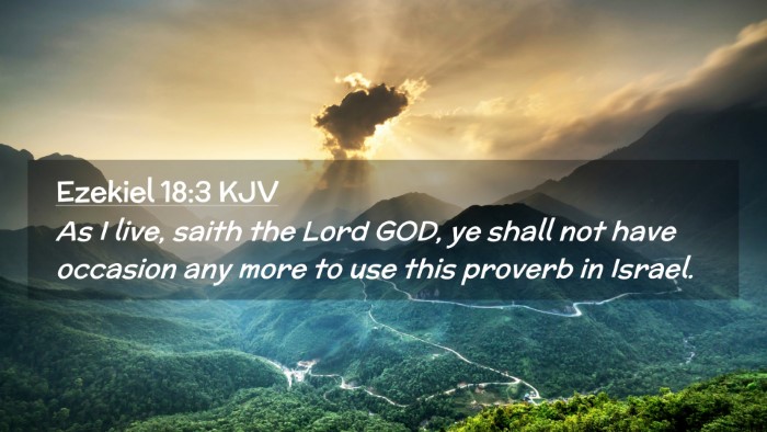 Picture 02 - Ezekiel 18:3 KJV Desktop Wallpaper - As I live, saith the Lord GOD, ye shall not have - Desktop Bible Verse Wallpaper