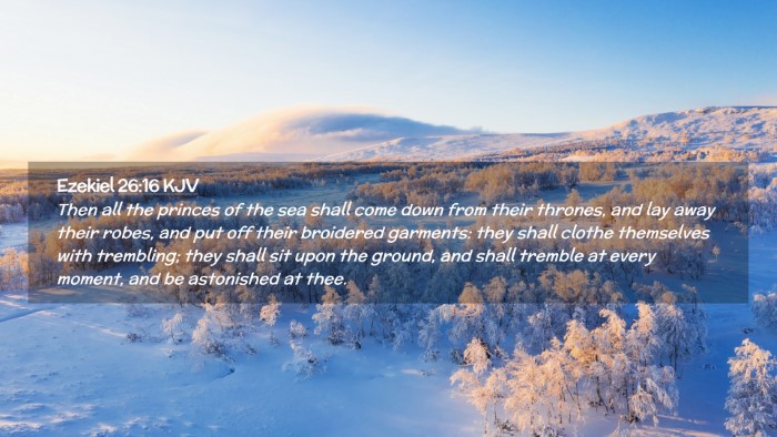 Picture 02 - Ezekiel 26:16 KJV Desktop Wallpaper - Then all the princes of the sea shall come down - Desktop Bible Verse Wallpaper