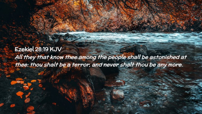 Picture 02 - Ezekiel 28:19 KJV Desktop Wallpaper - All they that know thee among the people shall be - Desktop Bible Verse Wallpaper