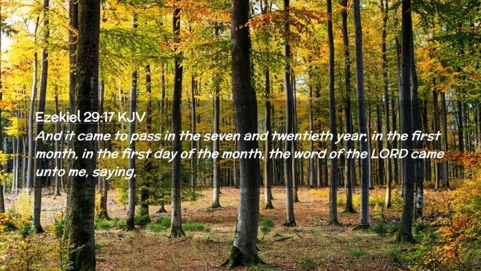 Picture 02 - Ezekiel 29:17 KJV Desktop Wallpaper - And it came to pass in the seven and twentieth - Desktop Bible Verse Wallpaper
