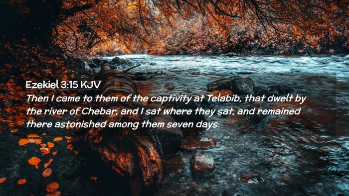 Picture 02 - Ezekiel 3:15 KJV Desktop Wallpaper - Then I came to them of the captivity at Telabib, - Desktop Bible Verse Wallpaper