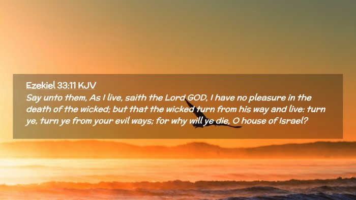 Picture 02 - Ezekiel 33:11 KJV Desktop Wallpaper - Say unto them, As I live, saith the Lord GOD, I - Desktop Bible Verse Wallpaper