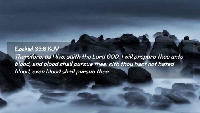 Picture 02 - Ezekiel 35:6 KJV Desktop Wallpaper - Therefore, as I live, saith the Lord GOD, I will - Desktop Bible Verse Wallpaper