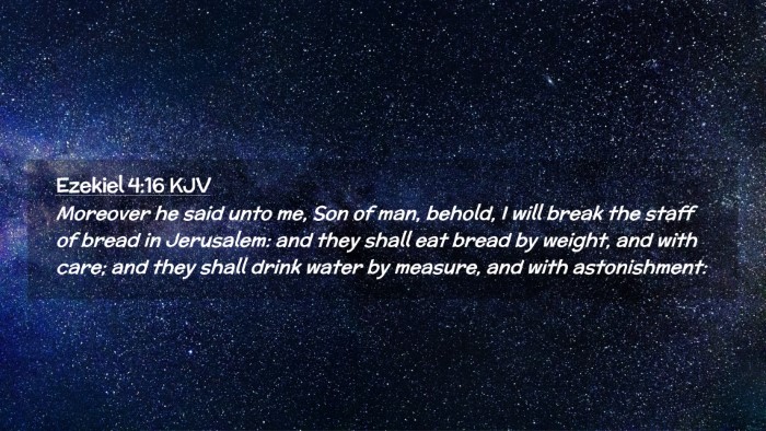 Picture 02 - Ezekiel 4:16 KJV Desktop Wallpaper - Moreover he said unto me, Son of man, behold, I - Desktop Bible Verse Wallpaper