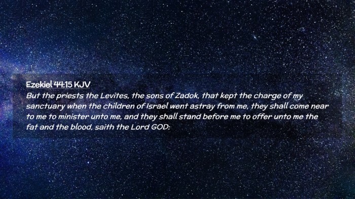 Picture 02 - Ezekiel 44:15 KJV Desktop Wallpaper - But the priests the Levites, the sons of Zadok, - Desktop Bible Verse Wallpaper