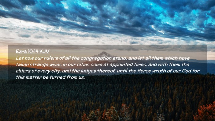 Picture 02 - Ezra 10:14 KJV Desktop Wallpaper - Let now our rulers of all the congregation stand, - Desktop Bible Verse Wallpaper
