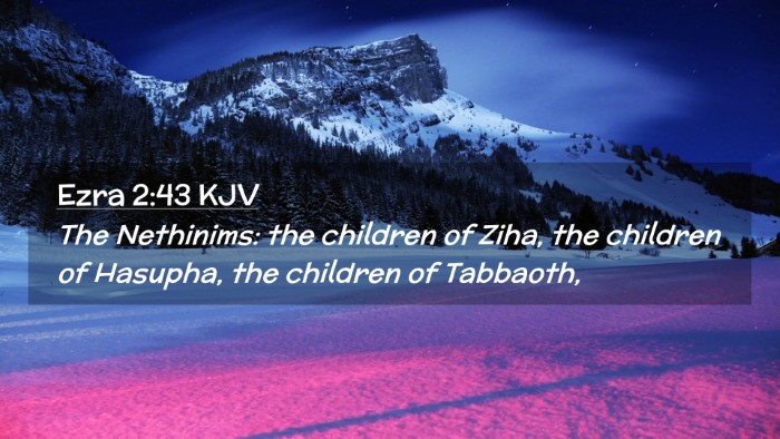 Picture 02 - Ezra 2:43 KJV Desktop Wallpaper - The Nethinims: the children of Ziha, the children - Desktop Bible Verse Wallpaper