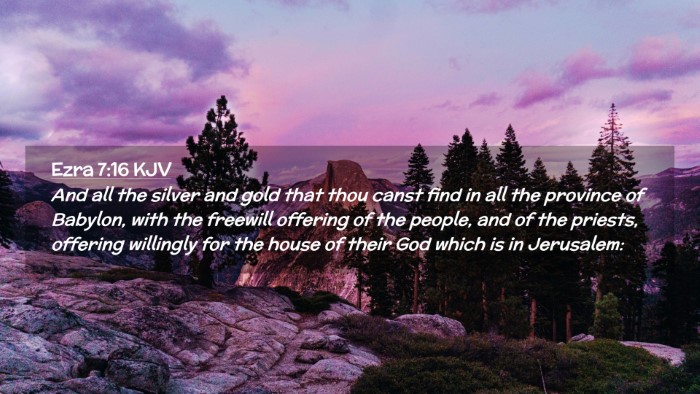 Picture 02 - Ezra 7:16 KJV Desktop Wallpaper - And all the silver and gold that thou canst find - Desktop Bible Verse Wallpaper