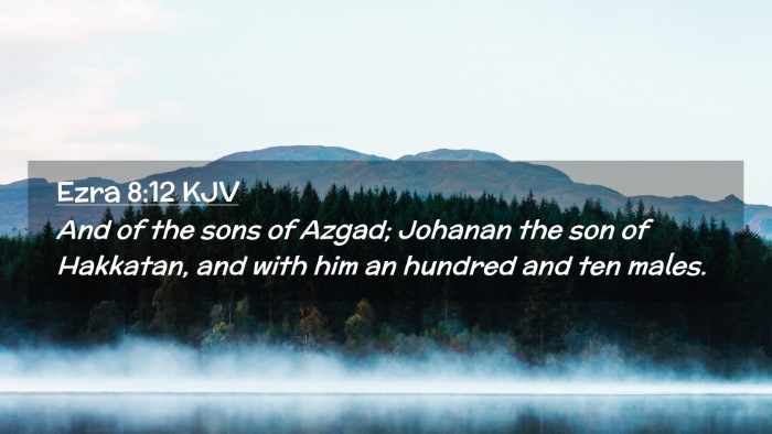 Picture 02 - Ezra 8:12 KJV Desktop Wallpaper - And of the sons of Azgad; Johanan the son of - Desktop Bible Verse Wallpaper