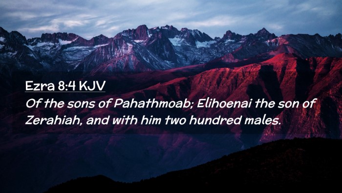 Picture 02 - Ezra 8:4 KJV Desktop Wallpaper - Of the sons of Pahathmoab; Elihoenai the son of - Desktop Bible Verse Wallpaper