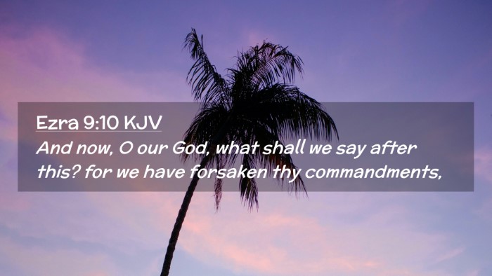 Picture 02 - Ezra 9:10 KJV Desktop Wallpaper - And now, O our God, what shall we say after this? - Desktop Bible Verse Wallpaper