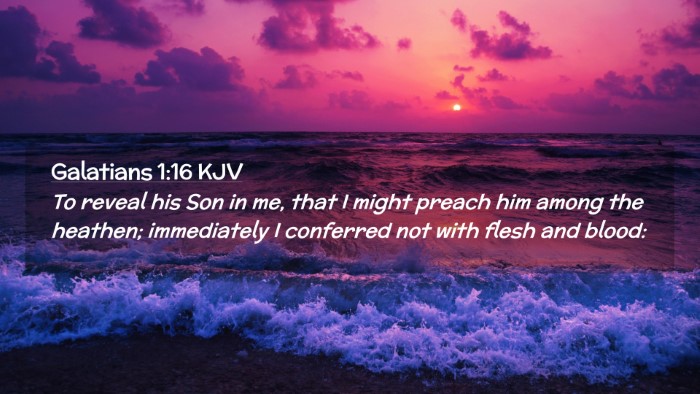 Picture 02 - Galatians 1:16 KJV Desktop Wallpaper - To reveal his Son in me, that I might preach him - Desktop Bible Verse Wallpaper