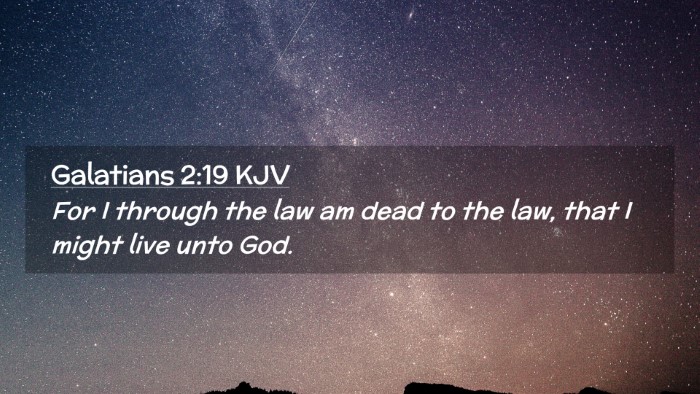 Picture 02 - Galatians 2:19 KJV Desktop Wallpaper - For I through the law am dead to the law, that I - Desktop Bible Verse Wallpaper