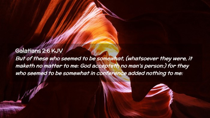 Picture 02 - Galatians 2:6 KJV Desktop Wallpaper - But of these who seemed to be somewhat, - Desktop Bible Verse Wallpaper
