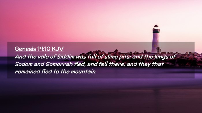 Picture 02 - Genesis 14:10 KJV Desktop Wallpaper - And the vale of Siddim was full of slime pits; - Desktop Bible Verse Wallpaper