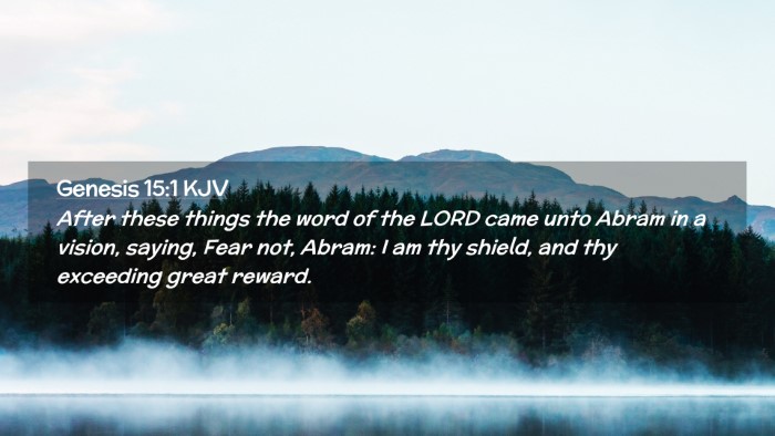 Picture 02 - Genesis 15:1 KJV Desktop Wallpaper - After these things the word of the LORD came unto - Desktop Bible Verse Wallpaper