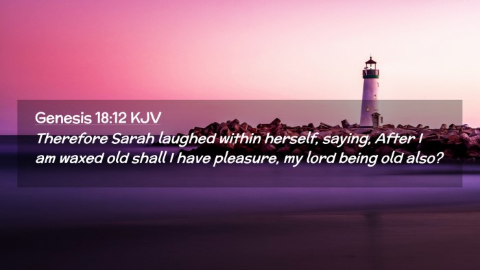 Picture 02 - Genesis 18:12 KJV Desktop Wallpaper - Therefore Sarah laughed within herself, saying, - Desktop Bible Verse Wallpaper