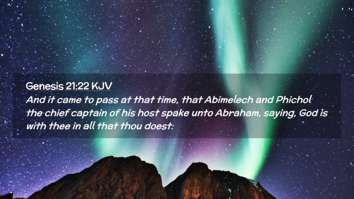 Picture 02 - Genesis 21:22 KJV Desktop Wallpaper - And it came to pass at that time, that Abimelech - Desktop Bible Verse Wallpaper