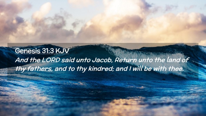 Picture 02 - Genesis 31:3 KJV Desktop Wallpaper - And the LORD said unto Jacob, Return unto the - Desktop Bible Verse Wallpaper
