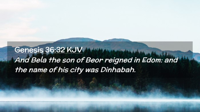 Picture 02 - Genesis 36:32 KJV Desktop Wallpaper - And Bela the son of Beor reigned in Edom: and the - Desktop Bible Verse Wallpaper