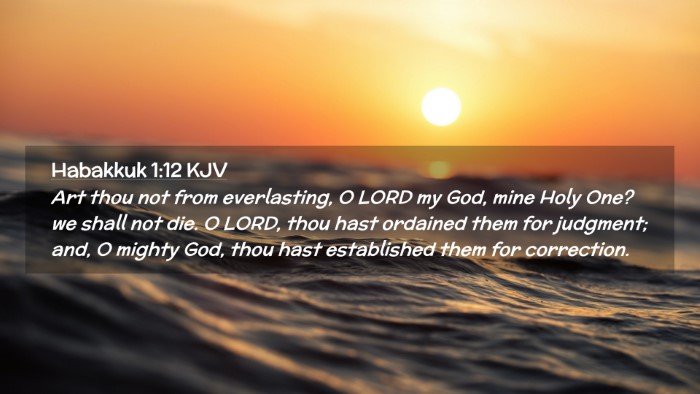 Picture 02 - Habakkuk 1:12 KJV Desktop Wallpaper - Art thou not from everlasting, O LORD my God, - Desktop Bible Verse Wallpaper