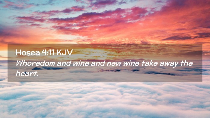 Picture 02 - Hosea 4:11 KJV Desktop Wallpaper - Whoredom and wine and new wine take away the - Desktop Bible Verse Wallpaper