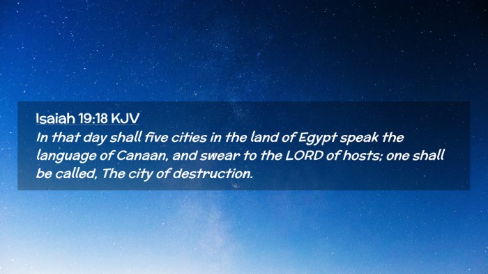 Picture 02 - Isaiah 19:18 KJV Desktop Wallpaper - In that day shall five cities in the land of - Desktop Bible Verse Wallpaper
