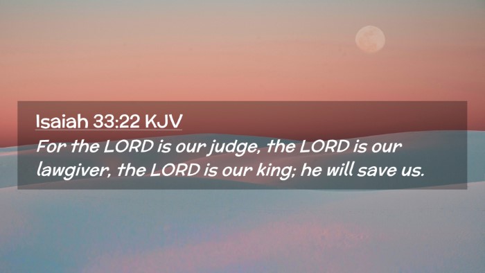 Picture 02 - Isaiah 33:22 KJV Desktop Wallpaper - For the LORD is our judge, the LORD is our - Desktop Bible Verse Wallpaper