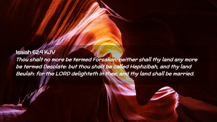 Picture 02 - Isaiah 62:4 KJV Desktop Wallpaper - Thou shalt no more be termed Forsaken; neither - Desktop Bible Verse Wallpaper