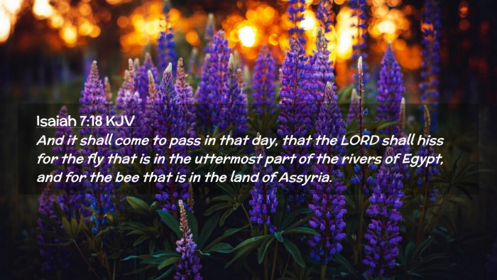 Picture 02 - Isaiah 7:18 KJV Desktop Wallpaper - And it shall come to pass in that day, that the - Desktop Bible Verse Wallpaper