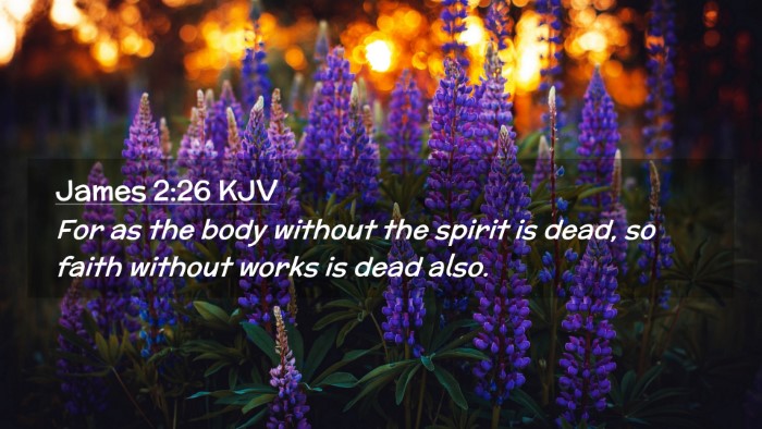 Picture 02 - James 2:26 KJV Desktop Wallpaper - For as the body without the spirit is dead, so - Desktop Bible Verse Wallpaper