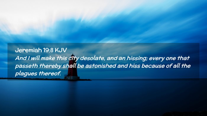 Picture 02 - Jeremiah 19:8 KJV Desktop Wallpaper - And I will make this city desolate, and an - Desktop Bible Verse Wallpaper
