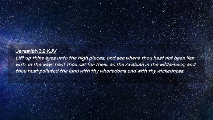 Picture 02 - Jeremiah 3:2 KJV Desktop Wallpaper - Lift up thine eyes unto the high places, and see - Desktop Bible Verse Wallpaper